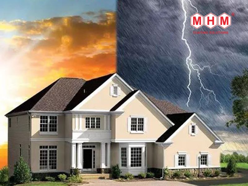 Trời Mưa Có Sơn Trong Nhà Được Không? 4 Bước để thi công sơn nhà trời mưa hiệu quả