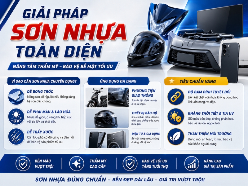 Giải pháp sơn nhựa toàn diện