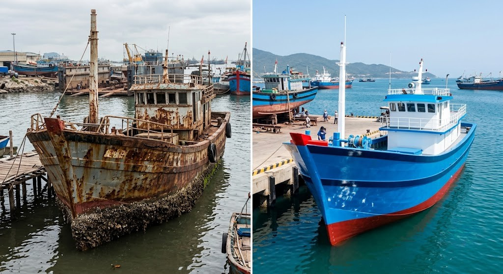 Sơn Tàu - Giải Pháp Bảo Vệ Tàu Thuyền Tốt Nhất Từ Nhà Máy MHM