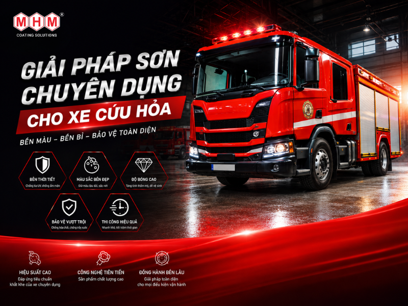 Xe Cứu Hỏa - Giải Pháp Sơn Chuyên Dụng