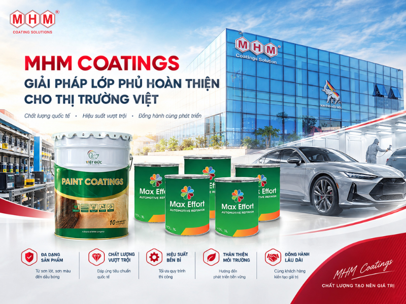MHM Coatings – Giải Pháp Lớp Phủ Hoàn Thiện Cho Thị Trường Việt
