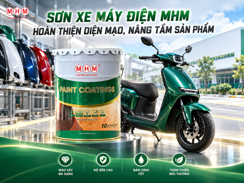 Sơn Xe Máy Điện MHM Coatings - Hoàn Thiện Diện Mạo, Nâng Tầm Sản Phẩm